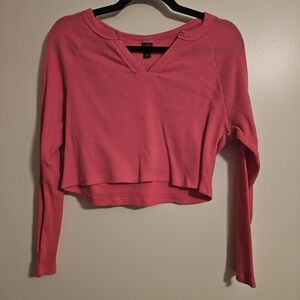 Wild Fable Pink Crop Top